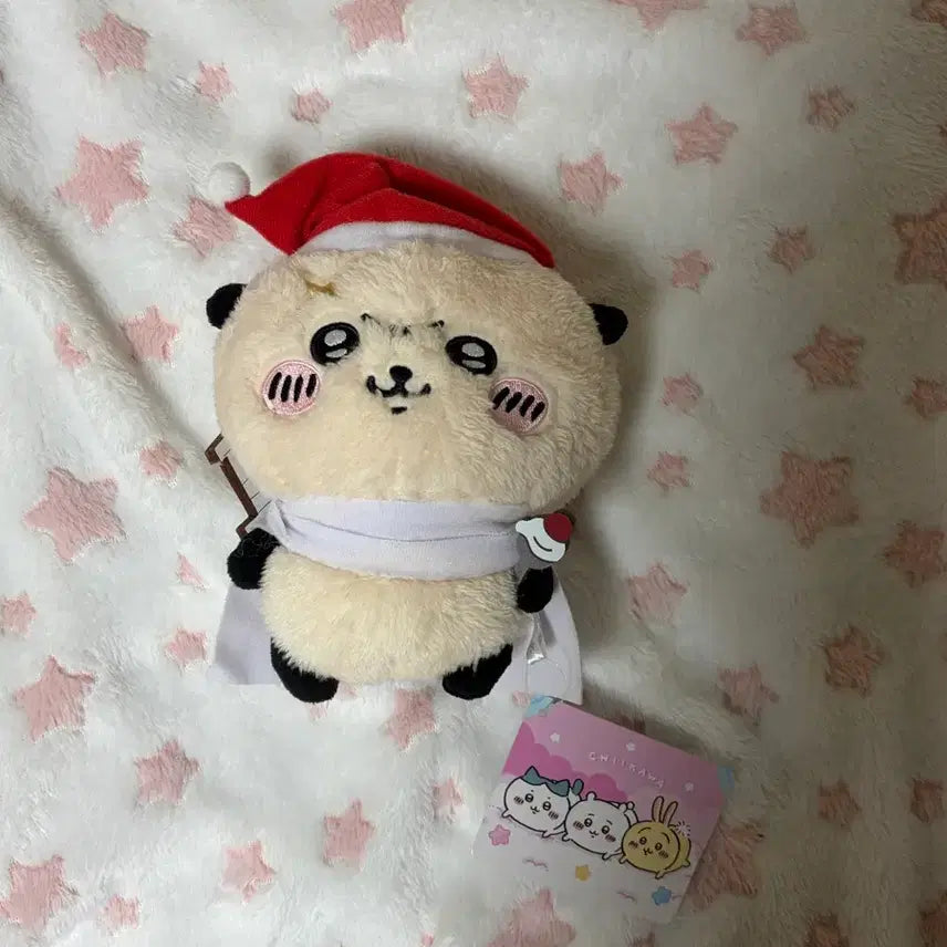 [BUNJANG] Chiikawa Racco Christmas Plush / 치이카와 랏코 크리스마스 후류인형