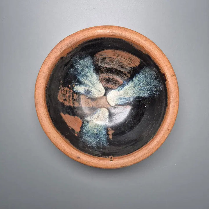 [BUNJANG] Tang~Northern Song Dynasty Lushan Kiln Black Glaze Tortoiseshell Glaze Tea Bowl / [진품] 당~북송 노산요 흑유 대모반다완 출토품 중국도자기 골동품 고미술