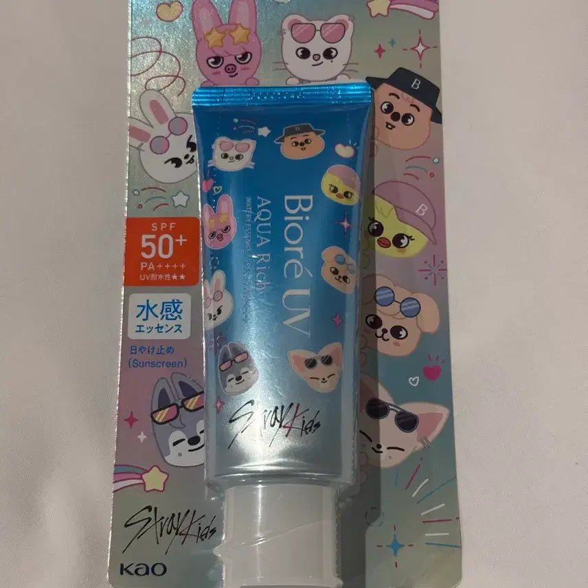 [BUNJANG] Biore UV Aqua Rich Streaky Cream Sunscreen / 비오레 UV 아쿠아 리치 스트레이키즈 썬크림