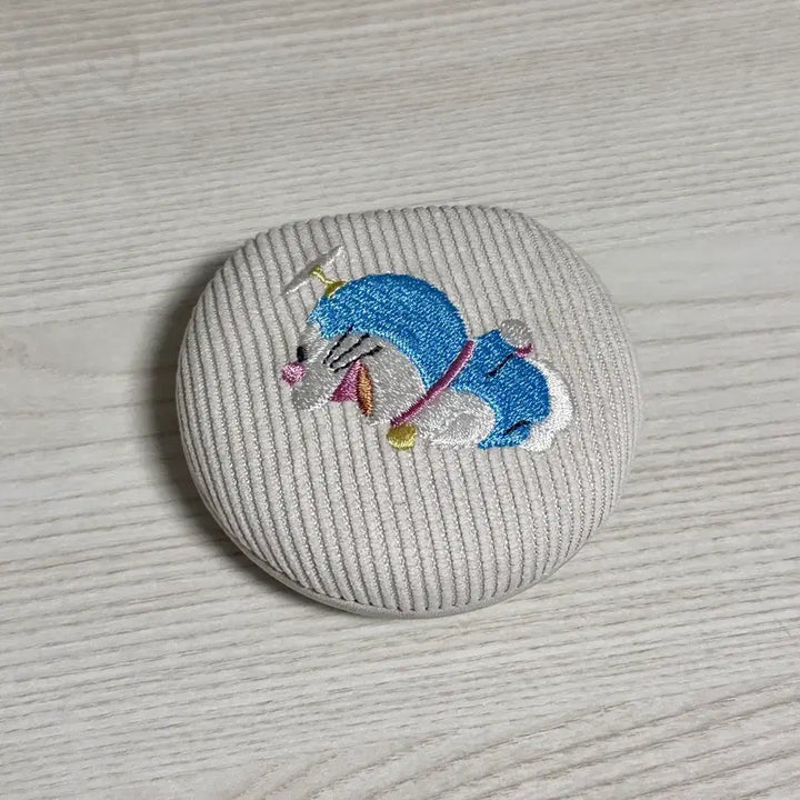 [BUNJANG] Doraemon Embroidered Hand Mirror / 도라에몽 손거울