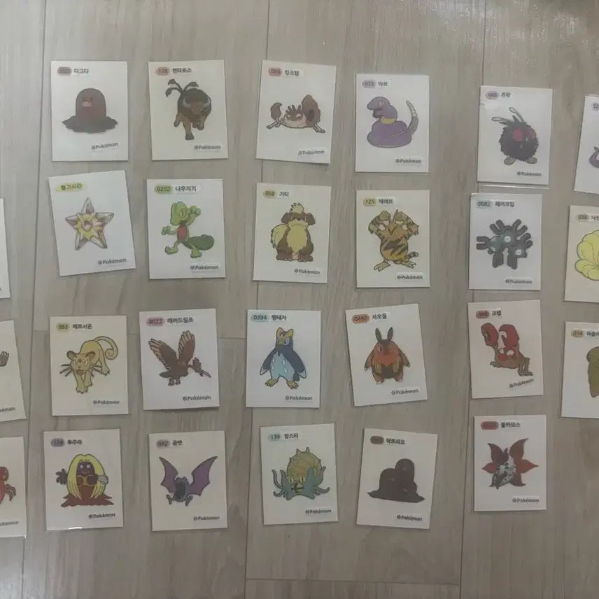 [BUNJANG] Pokemon Sticker Collection / 포켓몬띠부실(여러개)