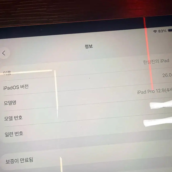 [BUNJANG] Apple iPad Pro 4th Gen 128GB Wi-Fi with Apple Pencil 2nd Gen / 아이패드 프로4세대 128g wifi 애플팬슬 2세대 포함