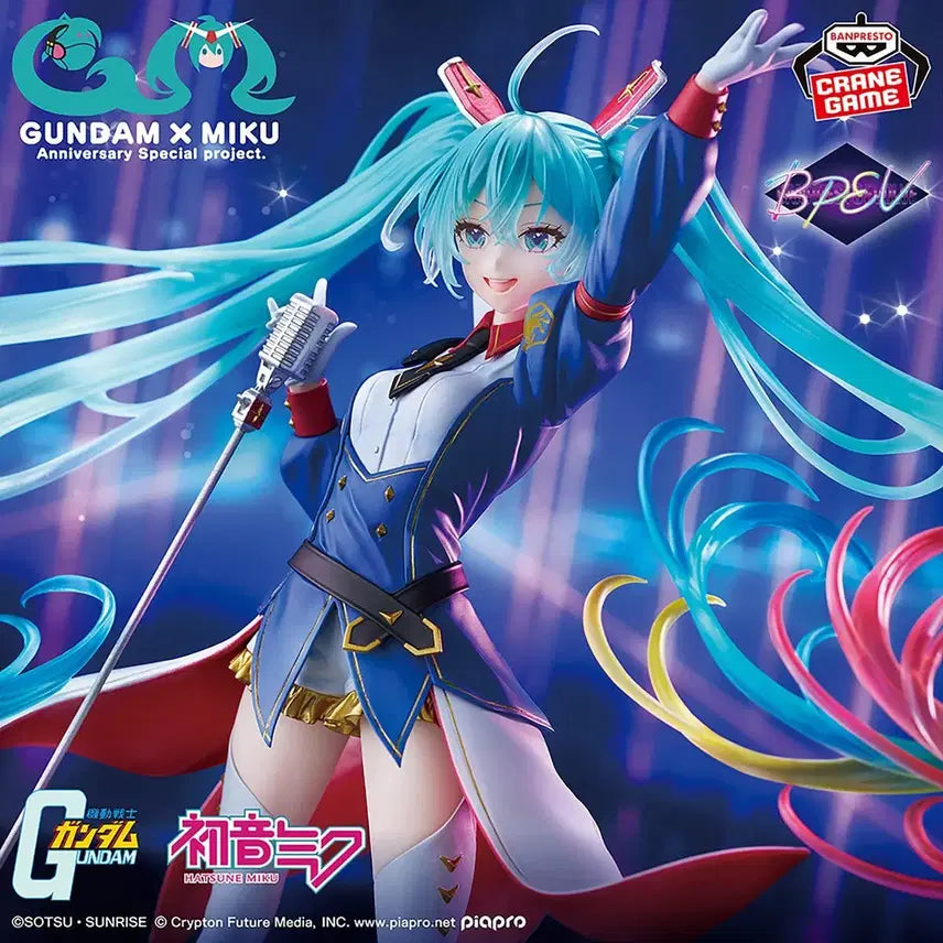 [BUNJANG] Banpresto Gundam 45th Anniversary x Hatsune Miku Figure (Sealed) / 미개봉)반프레스토 건담45주년X하츠네 미쿠 피규어