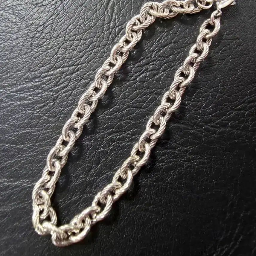 [BUNJANG] Vintage Chain Bracelet 925 Sterling Silver / 빈티지 체인 은팔찌
