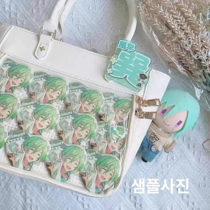 [BUNJANG] Baachoo Ribbon Lace Ita Bag White / Baachoo 바츄 리본 레이스 이타백 화이트 유백색