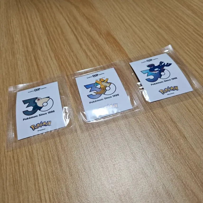 [BUNJANG] Baskin Robbins Pokemon Stickers Bundle (Snorlax, Dragonite, Groudon) / 배스킨 라빈스 포켓몬 스티커 잠만보 망나뇽 가이오가 일괄 판매