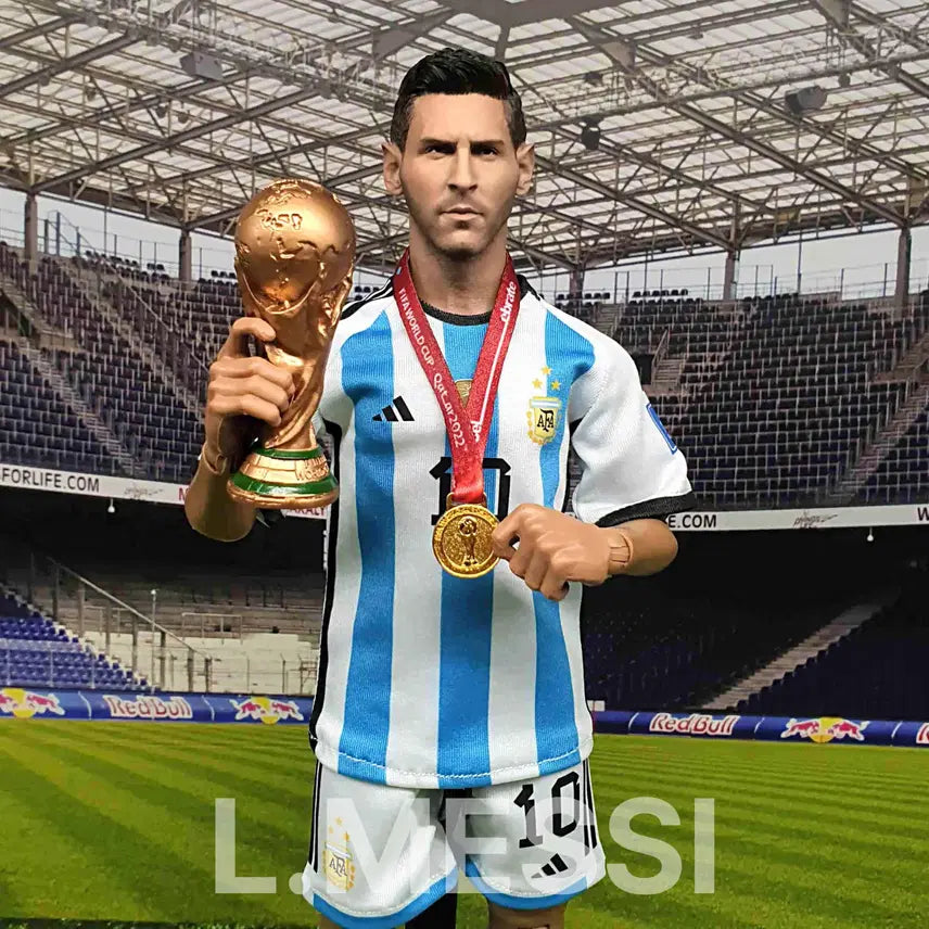 [BUNJANG] Lionel Messi World Cup Victory Custom 1/6 Scale Figure (Hot Toys Compatible) / 메시 월드컵 우승 커스텀 12인치 피규어(핫토이 호환)