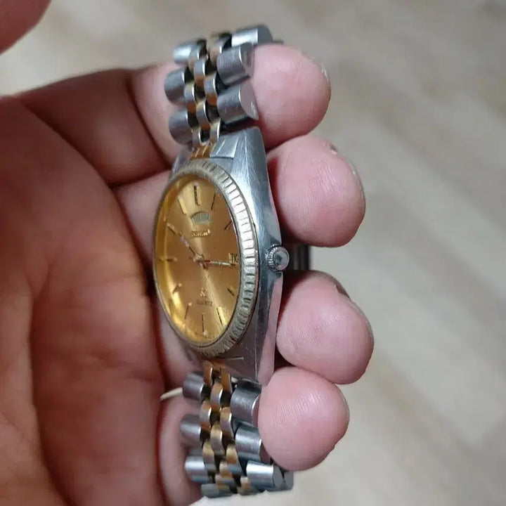 [BUNJANG] Seiko Quartz Gold Plated Watch / 세이코 쿼츠 금장 시계