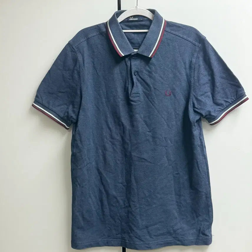 [BUNJANG] Fred Perry Small Logo Navy Polo Shirt L / 프레드페리 스몰로고 네이비 카라티 L