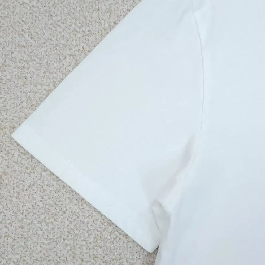 [BUNJANG] M Lee Logo Short-Sleeve T-Shirt White Unisex / (M)Lee 로고 반팔 티셔츠 여름 흰티 남녀공용 W3711