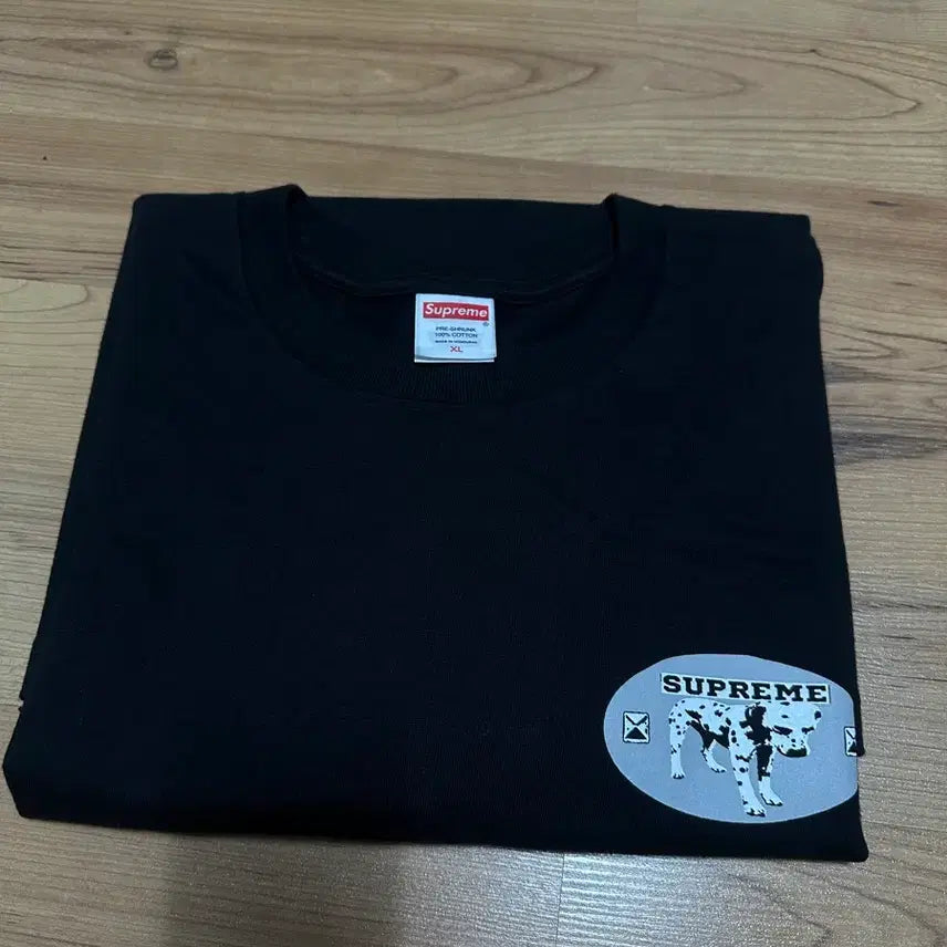 [SOLD OUT] 슈프림 달마시안 티셔츠 블랙 XL