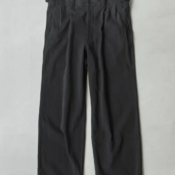 [BUNJANG] Gonak Soft Cotton Chino Pants Black / 고낙 소프트 코튼 치노팬츠 블랙 2(M)