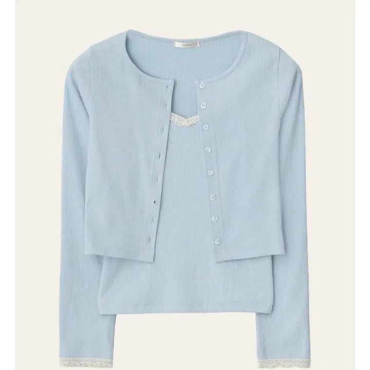 [BUNJANG] JennieO Liz Lace Camisole Cardigan Set / (미개봉) 제니오 리즈 레이스 나시 가디건 세트