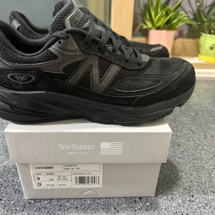 [BUNJANG] New Balance 990v6 Made in USA Triple Black / 뉴발란스 990v6 메이드 인 USA 트리플 블랙 270