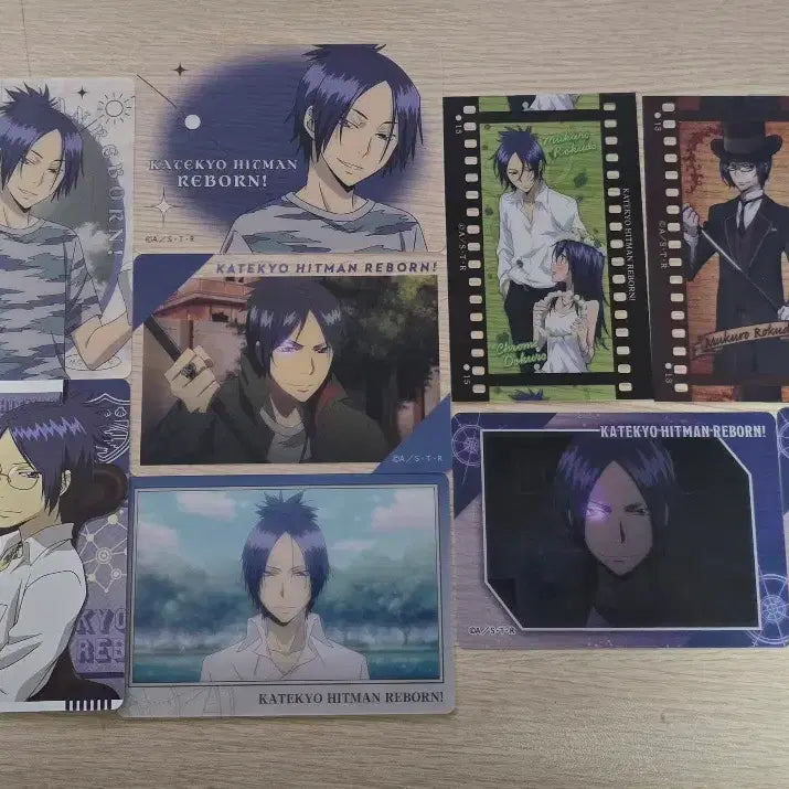 [BUNJANG] Katekyo Hitman Reborn! Mukuro Photocard &amp; Plush Bundle Set / 가히리 가정교사히트맨리본 무쿠로 포카 누이 일괄판매