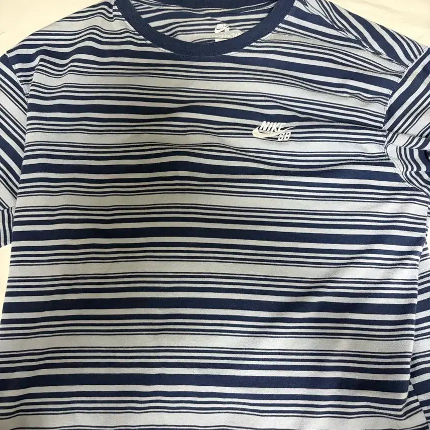 [BUNJANG] Nike SB Stripe Short Sleeve T-Shirt / 나이키 SB 스트라이프 반팔 티셔츠