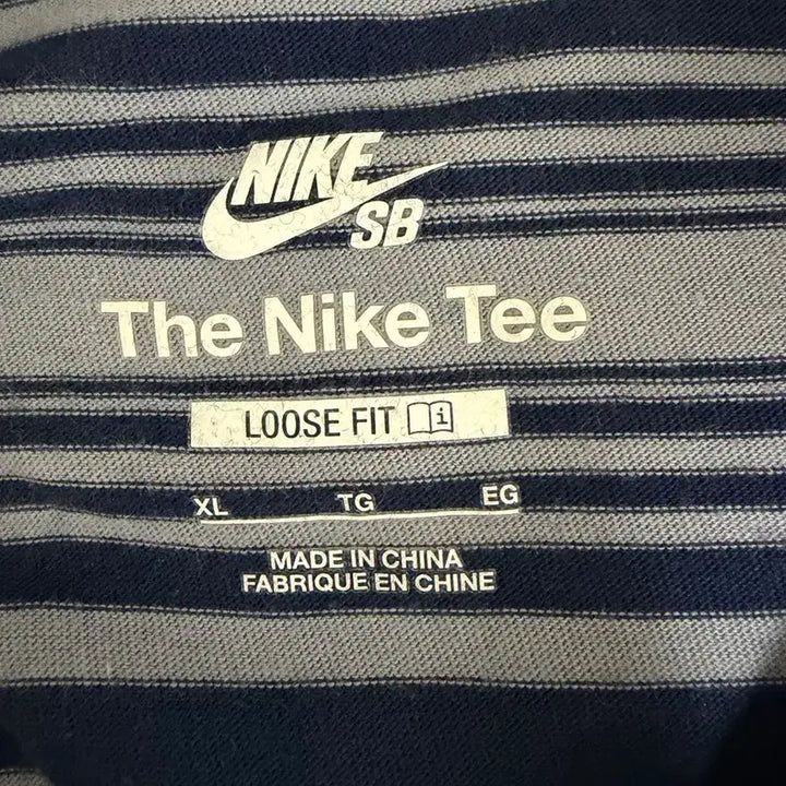 [BUNJANG] Nike SB Stripe Short Sleeve T-Shirt / 나이키 SB 스트라이프 반팔 티셔츠