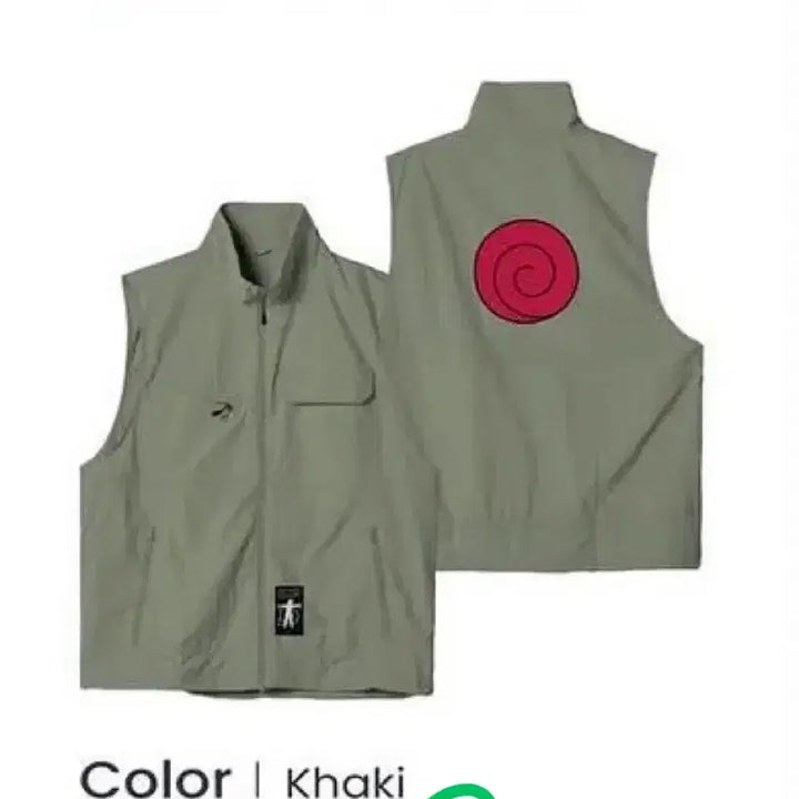 [BUNJANG] SPAO Naruto Nylon Vest L / 오늘만 가격인하) 나루토 스파오 더현대 팝업 나일론 베스트 L 닌자 조끼