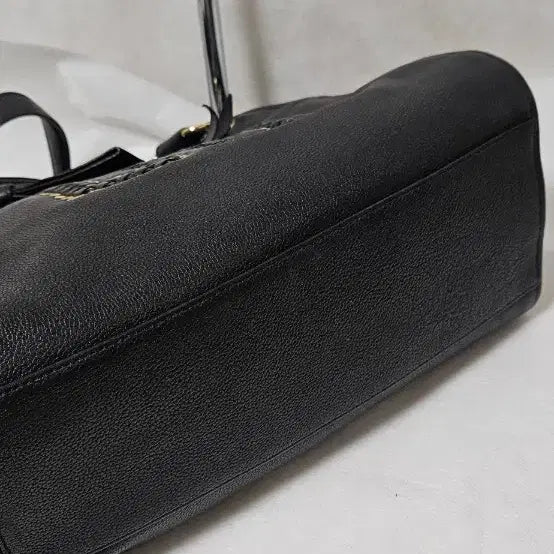 [BUNJANG] Daks Shoulder Bag Black Gold Chain / 닥스 숄더백 블랙 금장 체인