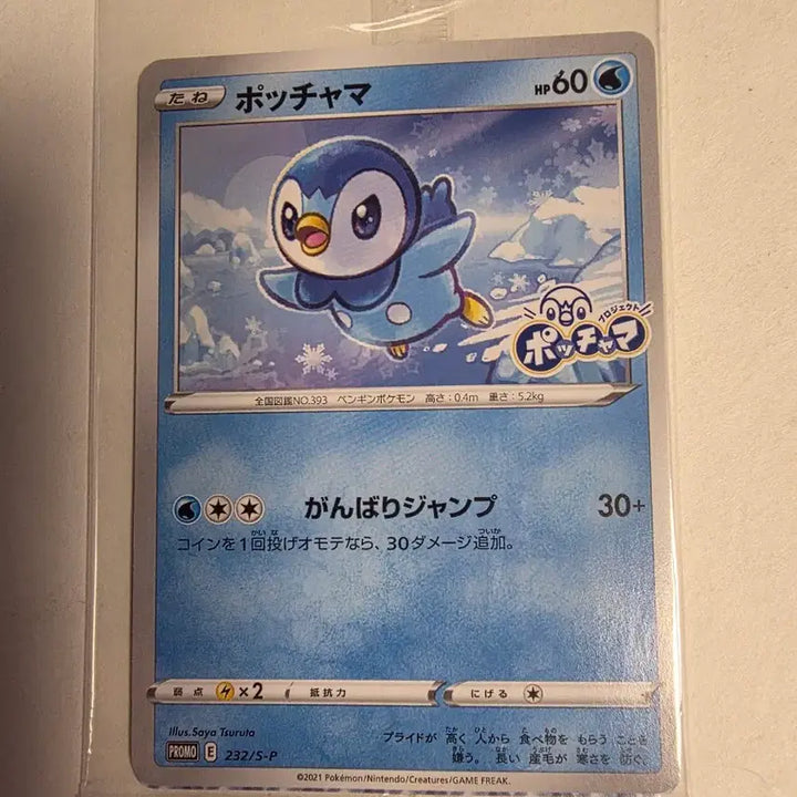 [BUNJANG] Pokemon Card Piplup Promo Sealed / 포켓몬카드 팽도리 프로모 미개봉