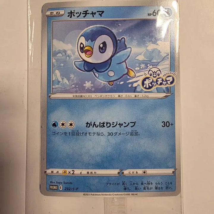 [BUNJANG] Pokemon Card Piplup Promo Sealed / 포켓몬카드 팽도리 프로모 미개봉