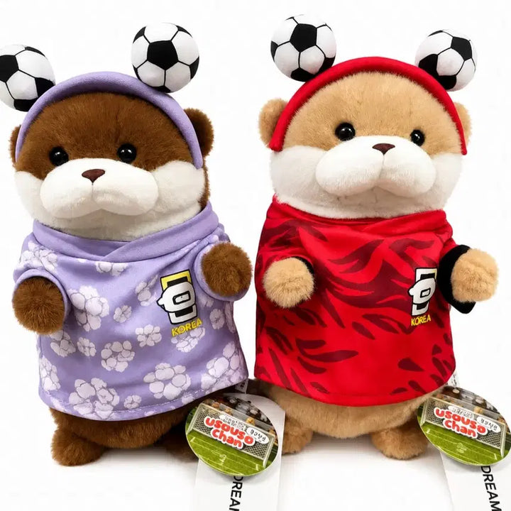 [BUNJANG] Uso Uso Mascot Medium Doll National Team Uniform Set (Home &amp; Away) / 월드컵 우소우소짱 중형인형 국대유니폼 2종