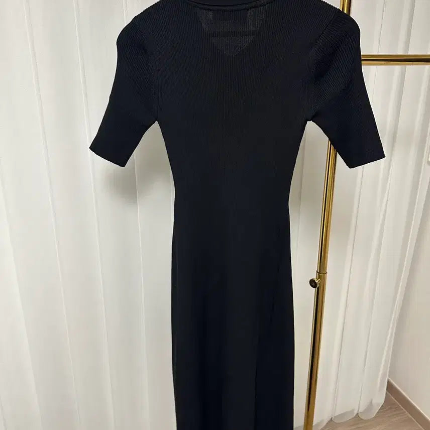 [BUNJANG] Ribbed Knit Dress / 카라 골지 니트 원피스