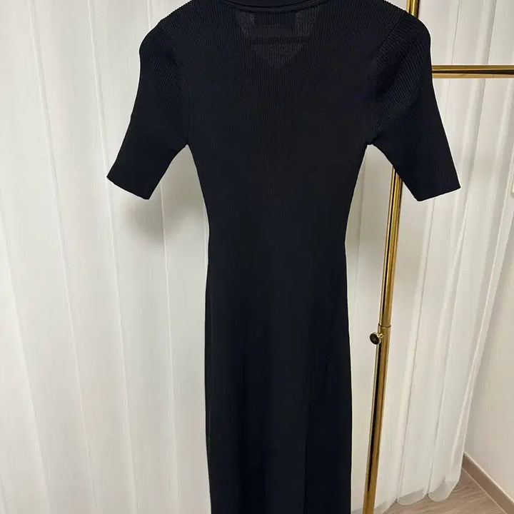 [BUNJANG] Ribbed Knit Dress / 카라 골지 니트 원피스