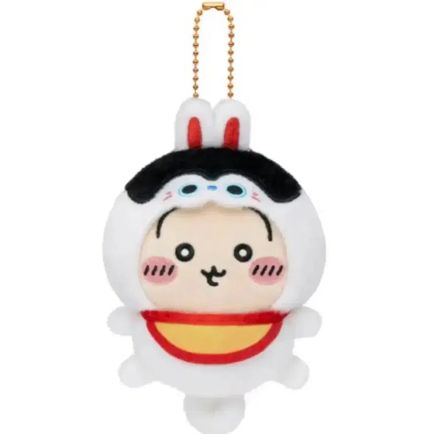 [BUNJANG] Chiikawa Mogumogu Honpo Inuhariko Usagi Plush Keychain / 도쿄 사이타마 가와고에 치이카와 모구모구 혼포 이누하리코 우사기