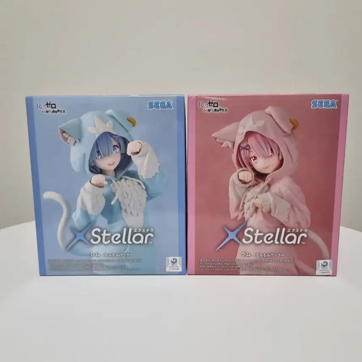 [BUNJANG] Sega EXTELLA Re:Zero Ram &amp; Rem Moimumu Pack Figure Set (Sealed) / [미개봉]세가 스텔라 Re 제로 리제로 렘 람 모후모후 팩 피규어 세트