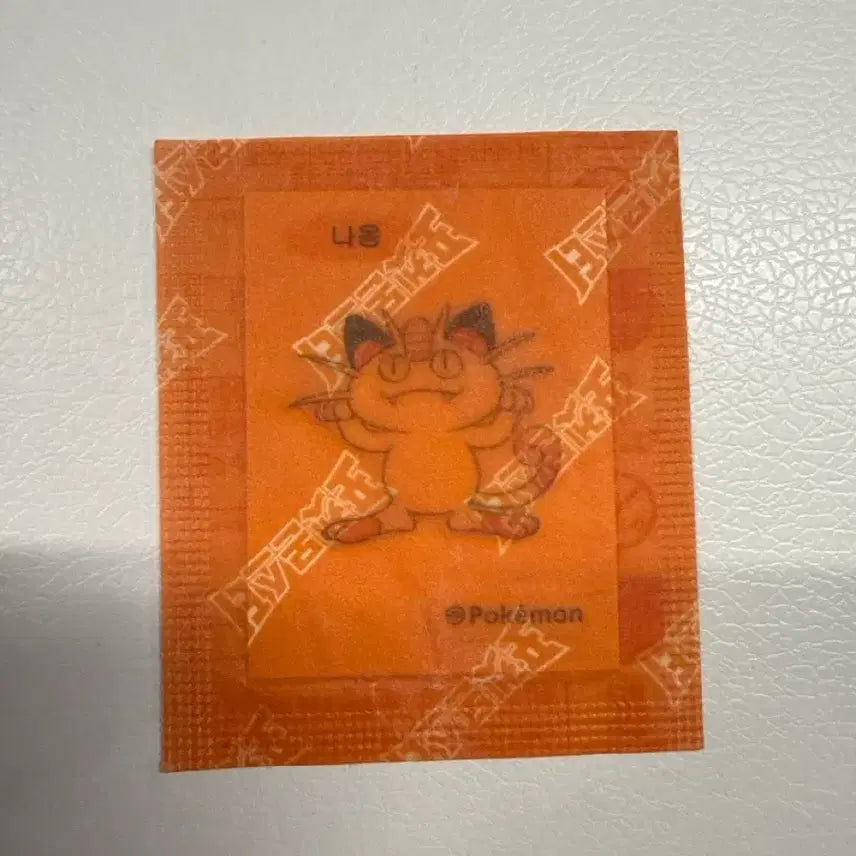 [BUNJANG] Pokemon 30th Anniversary 1996st Meowth Bread Sticker / 포켓몬스터 30주년 1996st 나옹 띠부씰