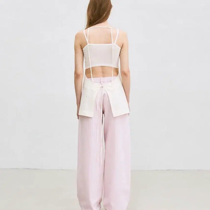 [BUNJANG] Pigment Barrel Denim (Pink) / 피그먼트 배럴 데님( 핑크 )