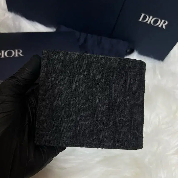 [BUNJANG] Dior Oblique Bifold Wallet Black / [25년도구매/풀구성] 디올 오블리크 반지갑