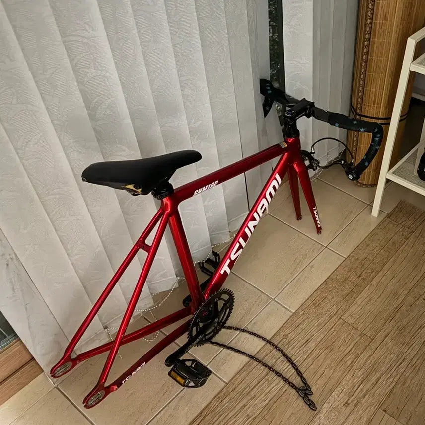 [BUNJANG] Tsunami Red Wine SL70 Frame Set / (안 팔림) 쓰나미 레드와인 반차 sl70 판매