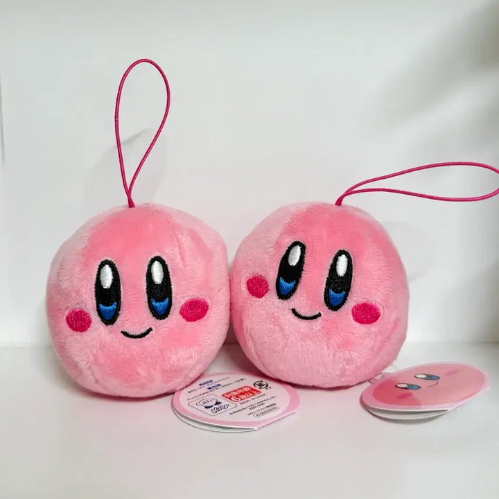 [BUNJANG] Nintendo Kirby Face Mascot Plush Keychain / 닌텐도 별의 커비 얼굴 페이스 마스코트 인형 키링