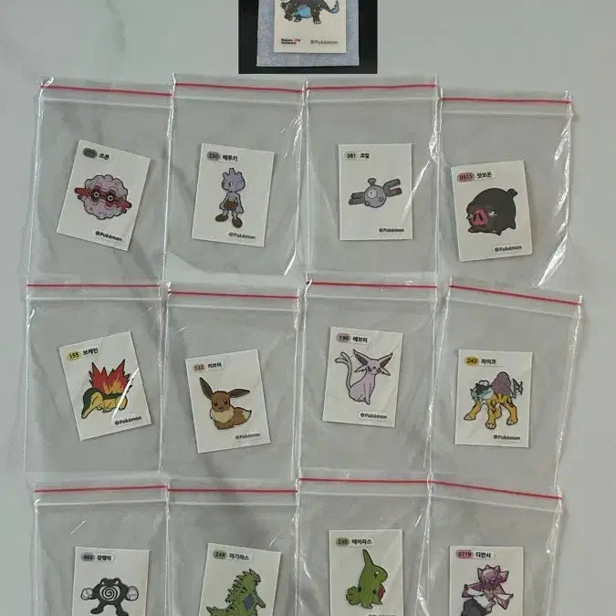 [BUNJANG] Pokemon Stickers Bundle Set (13 pcs) / 포켓몬 띠부씰 13장 일괄 판매합니다