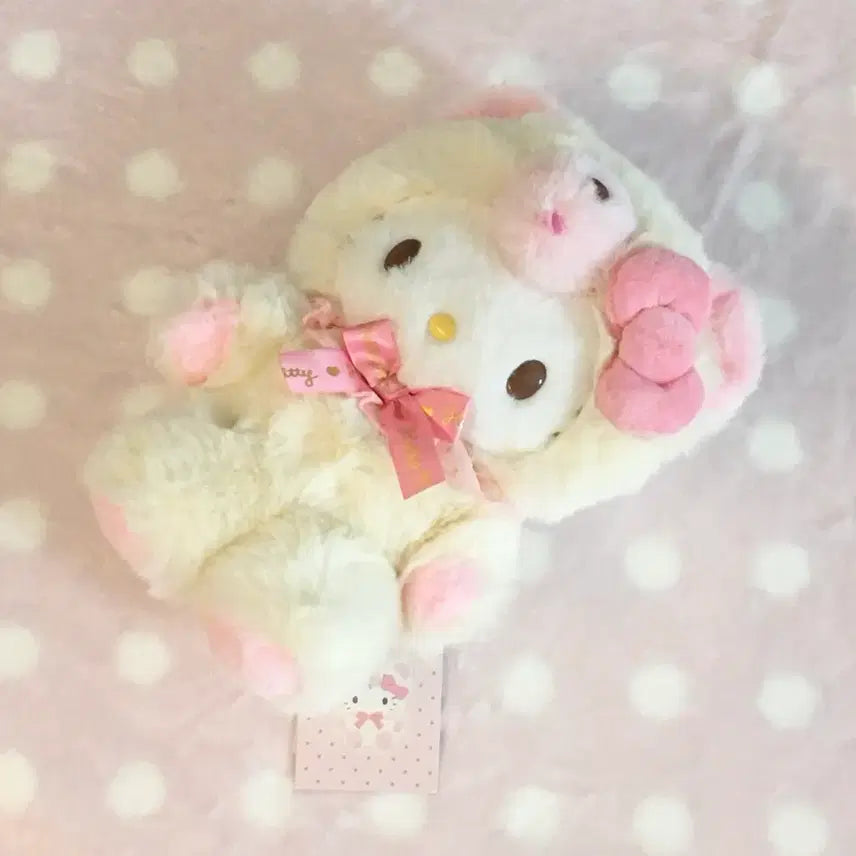 [BUNJANG] Hello Kitty Fuwamosa Plush Doll / 헬로키티 후와모사 인형 누이구루미