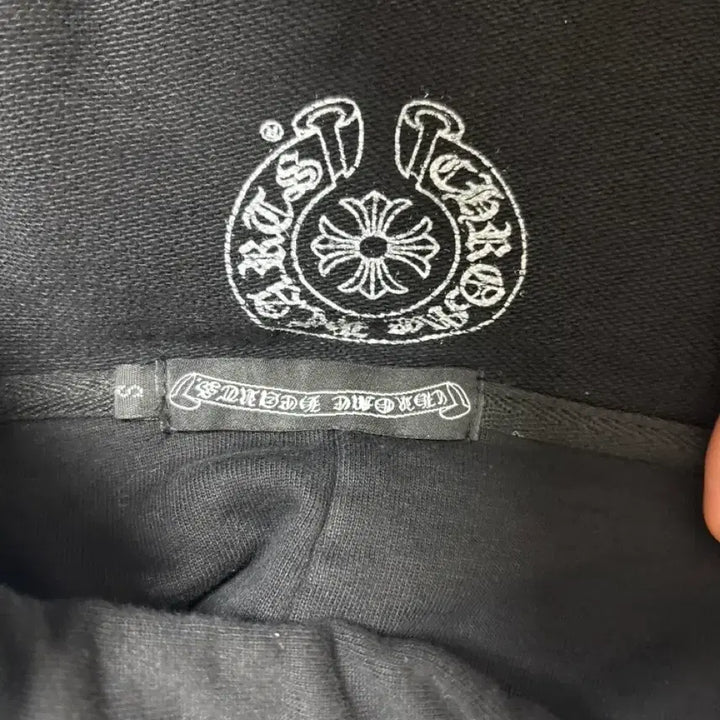 [BUNJANG] Chrome Hearts Black Hoodie Zip-up Size S / 크롬하츠 블랙 후드집업 S사이즈
