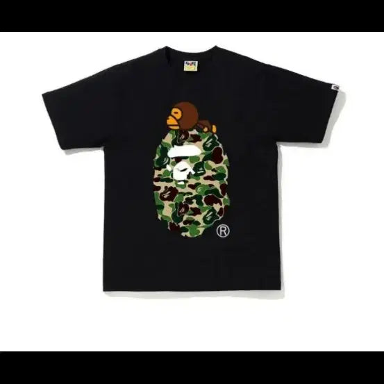 [BUNJANG] BAPE ABC Camo Milo On Big Ape T-Shirt / 베이프 abc 카모 마일로 온 빅 에이프 티셔츠