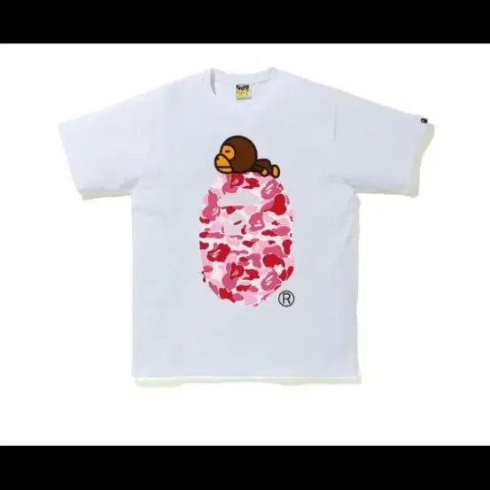 [BUNJANG] BAPE ABC Camo Milo On Big Ape T-Shirt / 베이프 abc 카모 마일로 온 빅 에이프 티셔츠