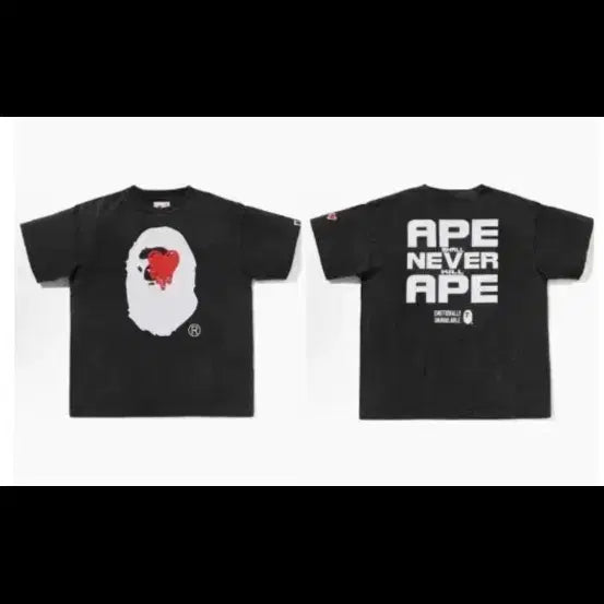 [BUNJANG] BAPE x EU Ape Head T-Shirt / 베이프 x eu 에이프 헤드 티셔츠