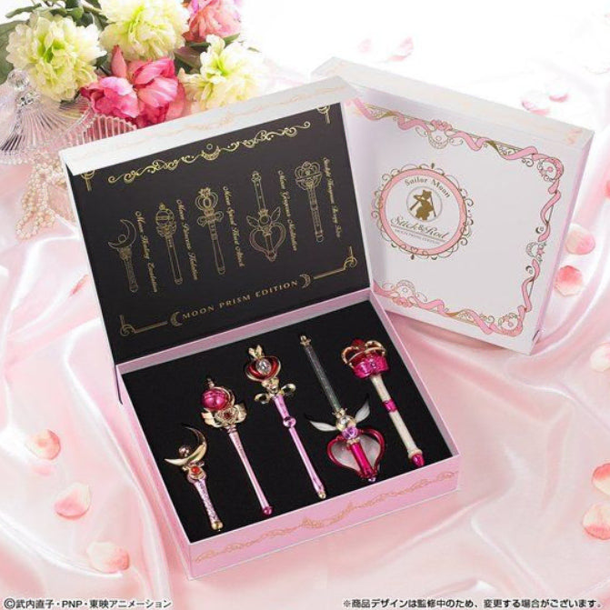 [BUNJANG] Bandai Sailor Moon Stick &amp; Rod Moon Prism Edition 25th Anniversary / 세일러문 스틱&amp;롯드 문프리즘에디션 25주년 판매합니다