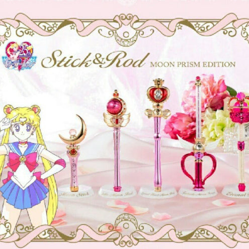 [BUNJANG] Bandai Sailor Moon Stick &amp; Rod Moon Prism Edition 25th Anniversary / 세일러문 스틱&amp;롯드 문프리즘에디션 25주년 판매합니다