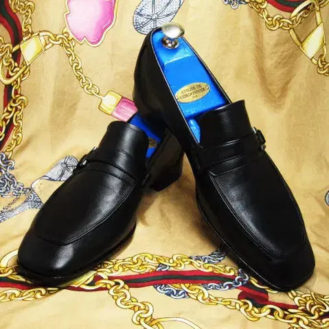 [BUNJANG] Salvatore Ferragamo Goat Skin Single Gancini Loafers / 이태리명품 페라가모 고트스킨 싱글간치니 로퍼 275