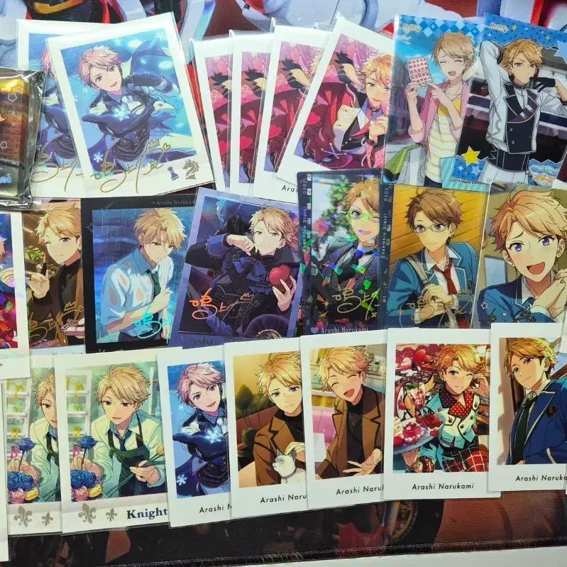 [BUNJANG] Ensemble Stars! Knights Arashi P (Pashya) Bundle Set / 앙스타 나이츠 아라시 파샤, 파샷츠, 치비 아크릴 키링 일괄