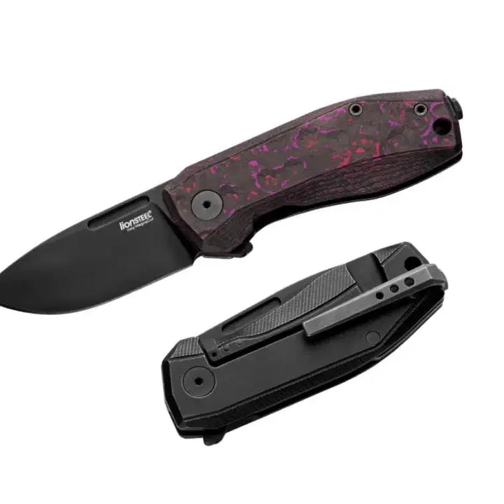 [BUNJANG] LionSteel Nano Purple Haze FatCarbon Folding Knife / 라이온스틸 나노 퍼플헤이즈 팻카본 판매