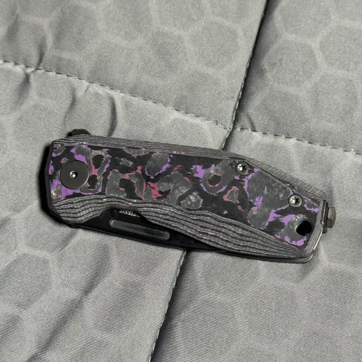 [BUNJANG] LionSteel Nano Purple Haze FatCarbon Folding Knife / 라이온스틸 나노 퍼플헤이즈 팻카본 판매