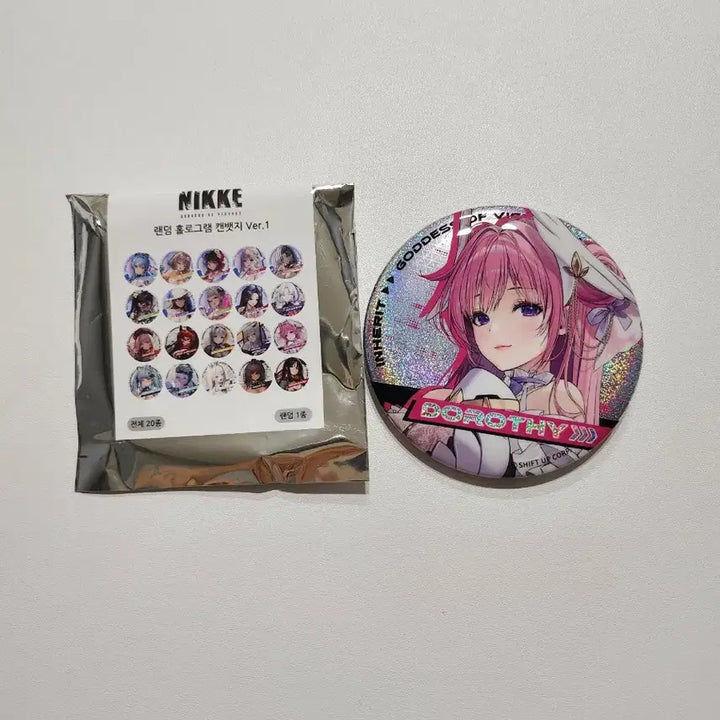 [BUNJANG] NİKE Random Ver.1 Can Badge Dorothy / 니케 랜덤 버전1 캔뱃지 도로시