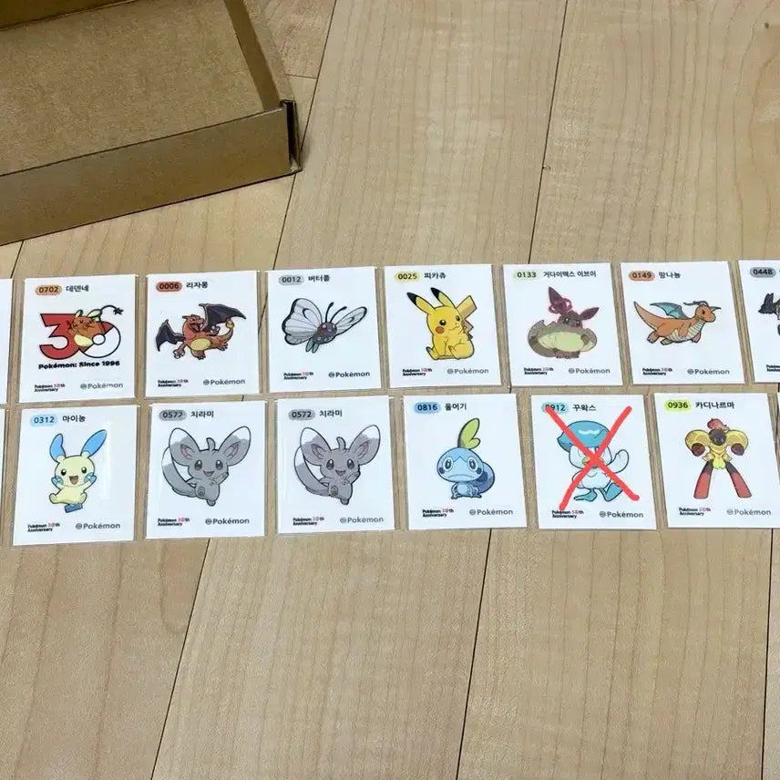 [BUNJANG] Pokemon 30th Anniversary Season 5 Tteobusal Stickers / 포켓몬 30주년 2026년 New 시즌5 띠부씰 판매