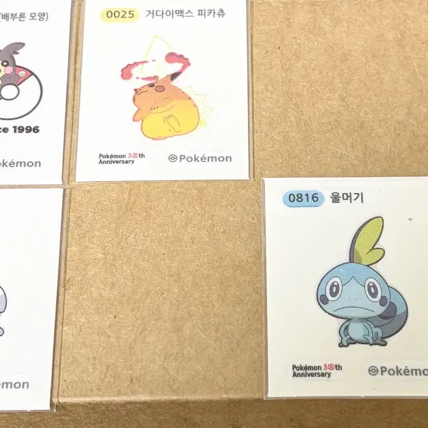 [BUNJANG] Pokemon 30th Anniversary Season 5 Tteobusal Stickers / 포켓몬 30주년 2026년 New 시즌5 띠부씰 판매